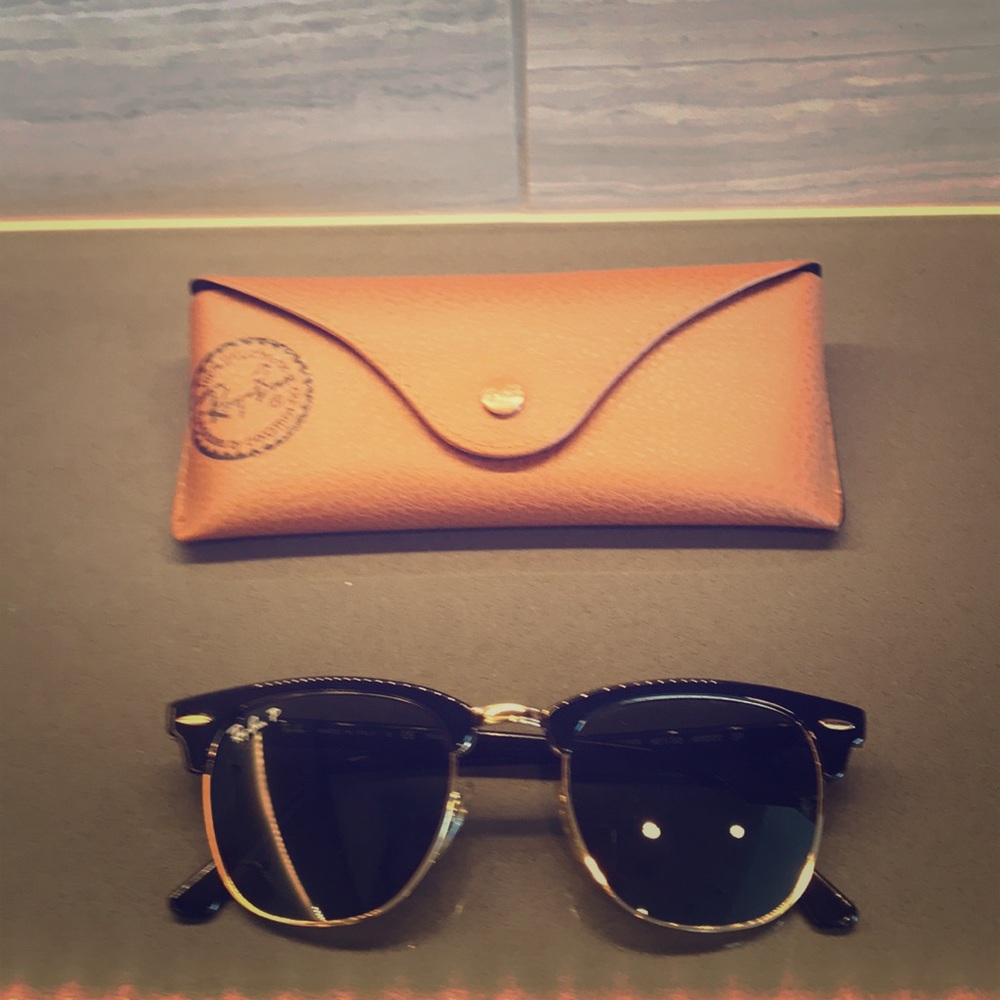 Ray-Ban Polarized Clubmaster Classic Sunglasses